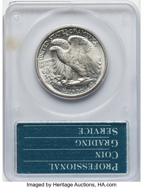 image for: 1942 50c PCGS MS65