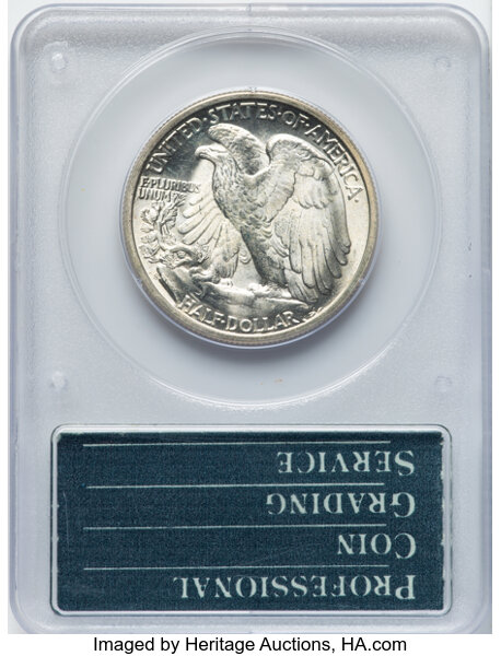 image for: 1944-S 50c PCGS MS65