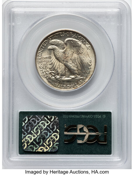 image for: 1938 50c PCGS MS65