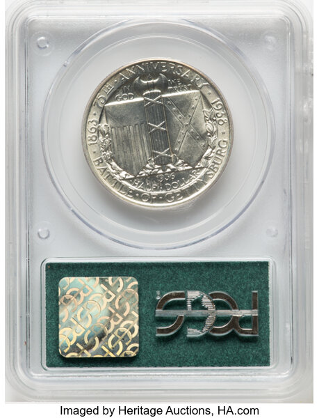 image for: 1936 Gettysburg 50c PCGS MS63