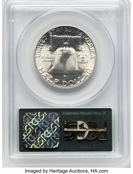 image for: 1950 50c PCGS MS65 FBL