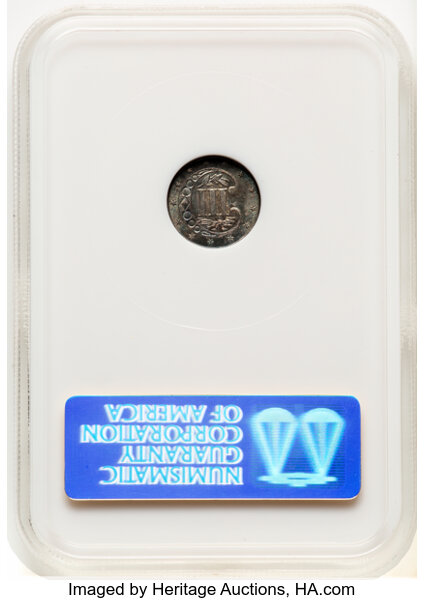 image for: 1861 3cS NGC MS65