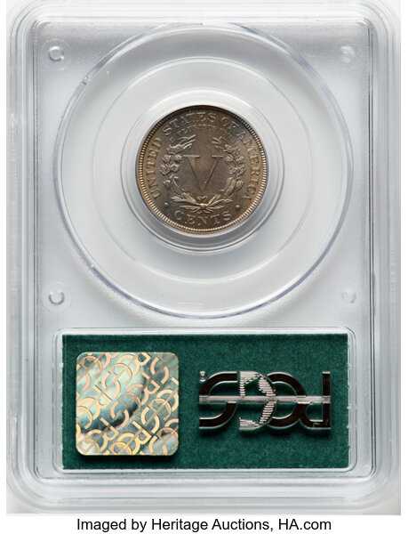 image for: 1888 5c PCGS PR65