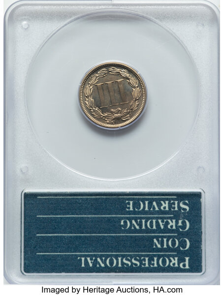 image for: 1882 3cN PCGS PR65