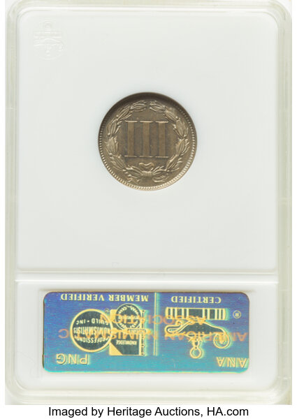 image for: 1878 3cN ANACS PR63