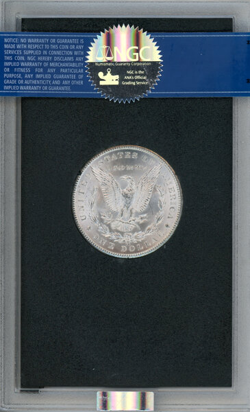image for: 1884-CC GSA Hoard, Hard package $1  NGC MS65