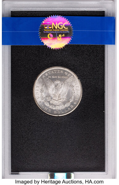 image for: 1885-CC GSA Hoard, Hard package $1  NGC MS64