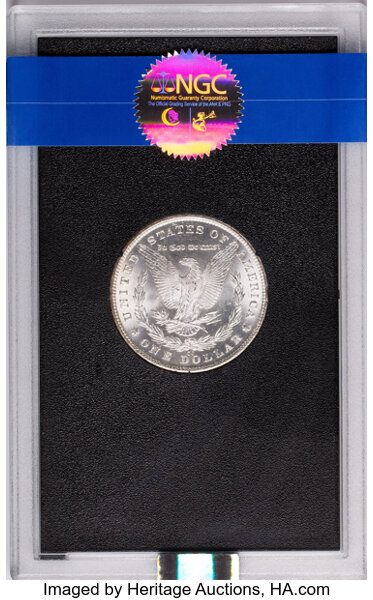 image for: 1881-CC GSA Hoard, Hard package $1  NGC MS63