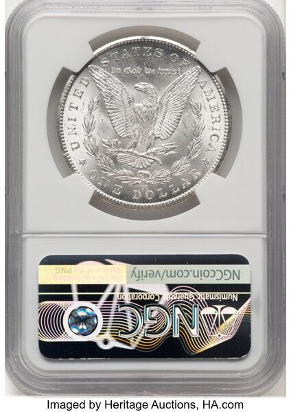image for: 1884-CC $1  NGC MS63
