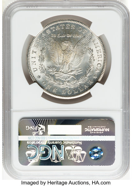 image for: 1884-CC $1  NGC MS65