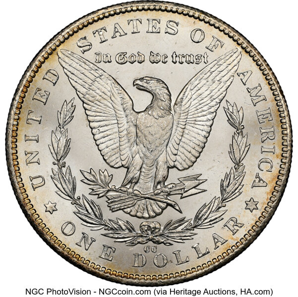 image for: 1884-CC $1  NGC MS65