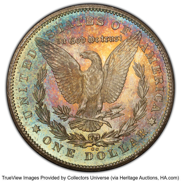thumbnail for: 1878-CC $1  PCGS/CAC MS64+ CAC