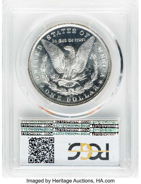 image for: 1882-CC $1  PCGS MS65 PL CAC