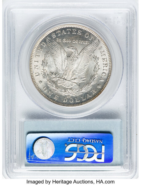 image for: 1891-CC Spitting Eagle, VAM-3  $1  PCGS MS64 CAC