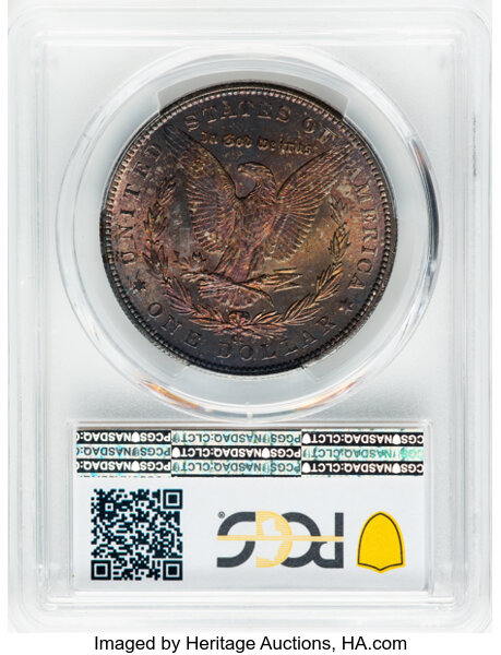 image for: 1884-CC $1  PCGS MS64 CAC