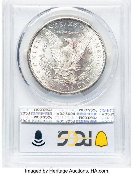 image for: 1882-CC $1  PCGS MS63