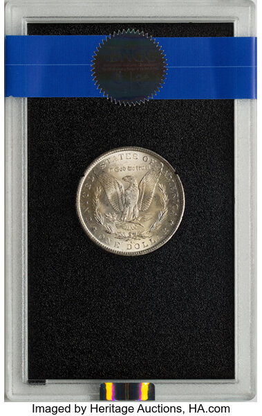 image for: 1884-CC GSA Hoard, Hard package $1  NGC MS65