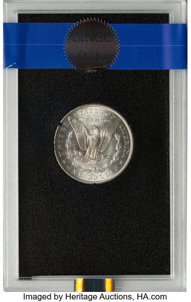 image for: 1882-CC GSA Hoard, Hard package $1  NGC MS65