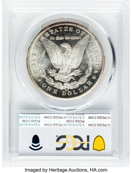 image for: 1884-CC $1  PCGS MS63