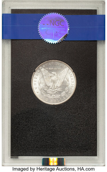 image for: 1882-CC GSA Hoard, Hard package $1  NGC MS64