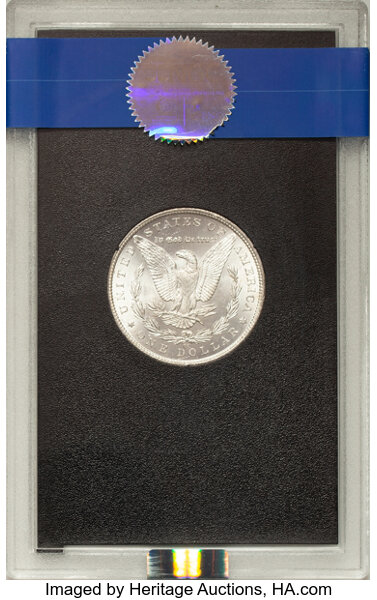 image for: 1884-CC GSA Hoard, Hard package $1  NGC MS64