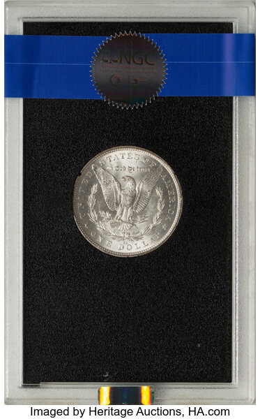 image for: 1883-CC GSA Hoard, Hard package $1  NGC MS64