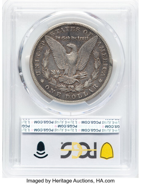 image for: 1880-CC $1  PCGS F15