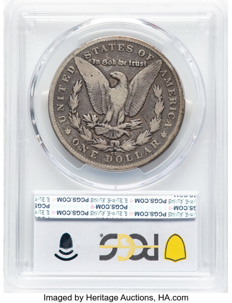 image for: 1881-CC $1  PCGS VG8