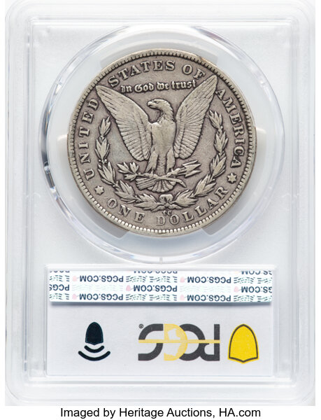 image for: 1882-CC $1  PCGS VF25