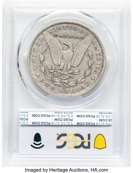 image for: 1884-CC $1  PCGS VF35