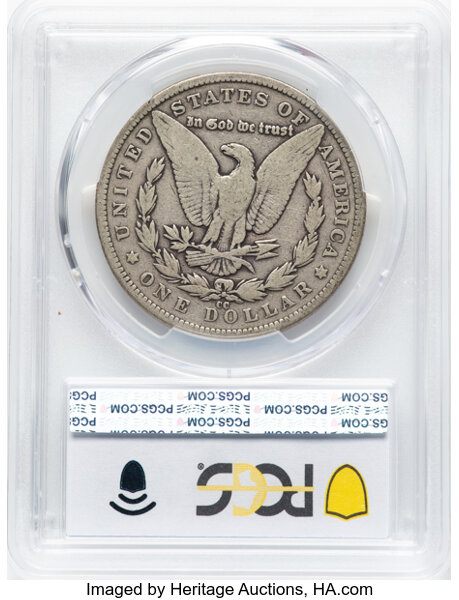 image for: 1891-CC $1  PCGS VG8