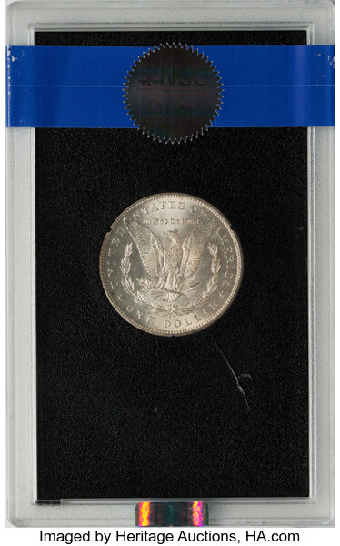 image for: 1882-CC GSA Hoard, Hard package $1  NGC MS64+