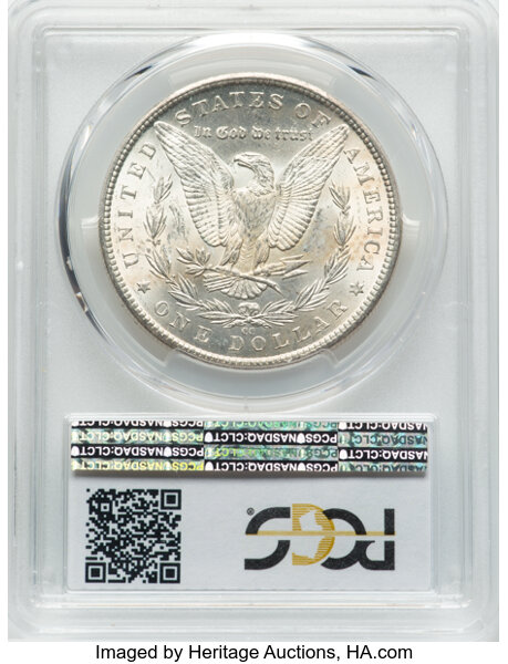 image for: 1884-CC $1  PCGS MS64