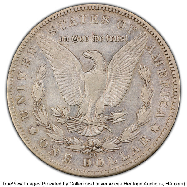 image for: 1889-CC $1  PCGS F15