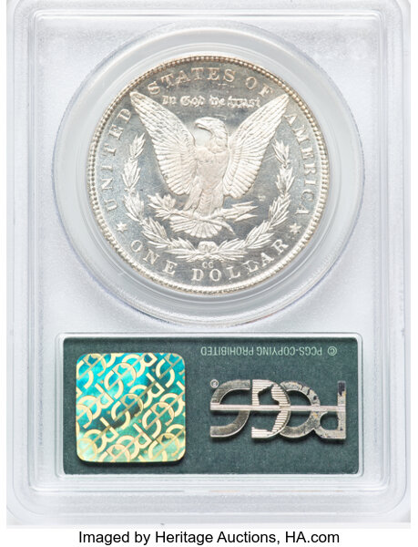 image for: 1884-CC $1  PCGS MS65 DMPL