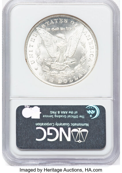 image for: 1885-CC $1  NGC MS66