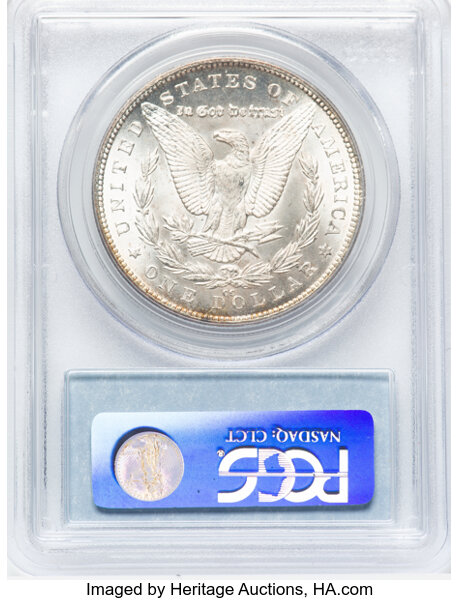 thumbnail for: 1880-CC $1  PCGS MS62