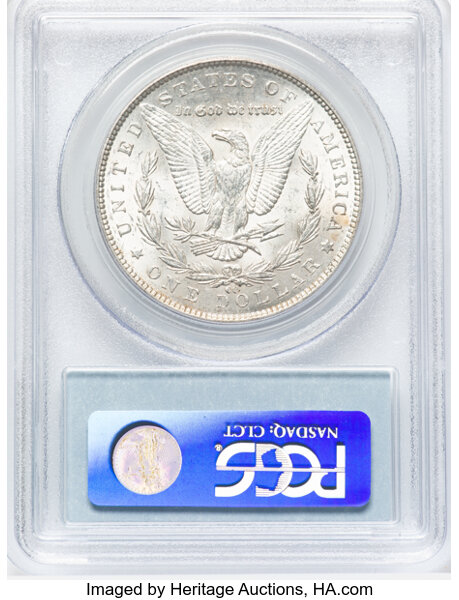 image for: 1891-CC $1  PCGS AU58