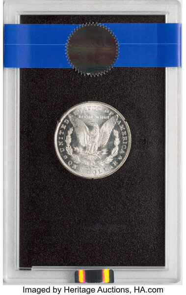 image for: 1883-CC GSA Hoard, Hard package $1  NGC MS65+