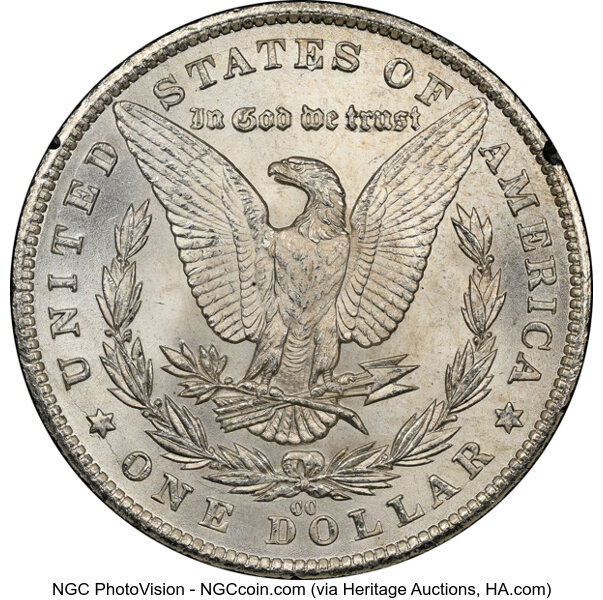 image for: 1881-CC GSA Hoard, Hard package $1  NGC MS63