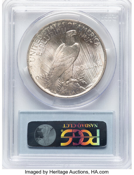image for: 1923 $1  PCGS MS65