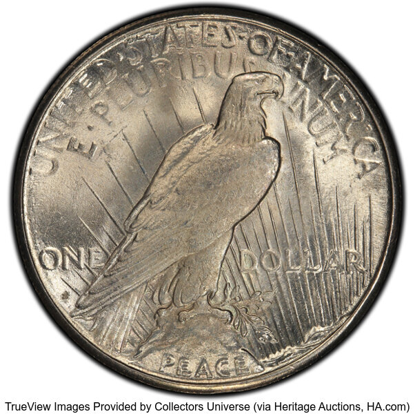 image for: 1925-S $1  PCGS MS64