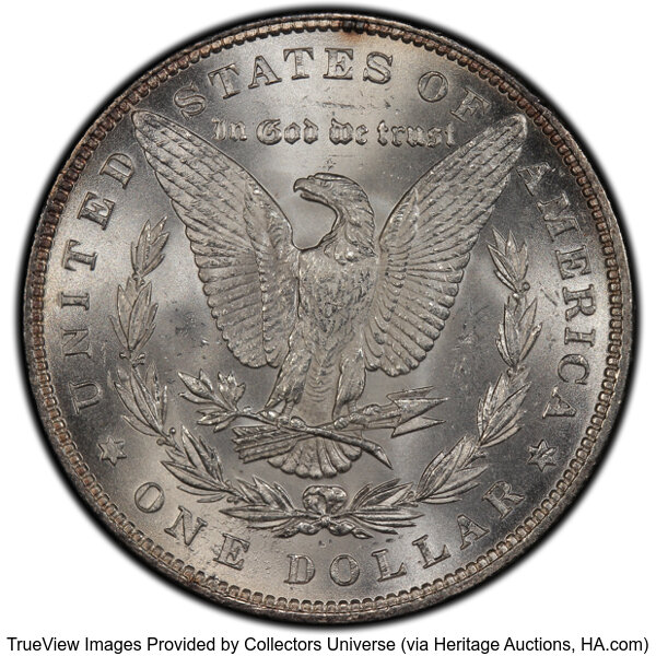 image for: 1885 $1  PCGS MS65