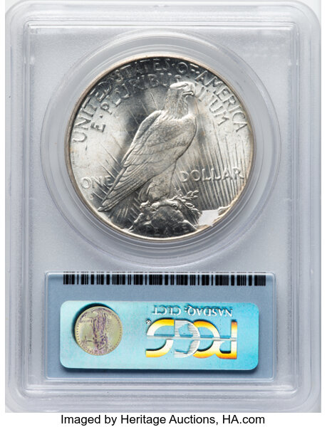 image for: 1925-S $1  PCGS MS64 CAC