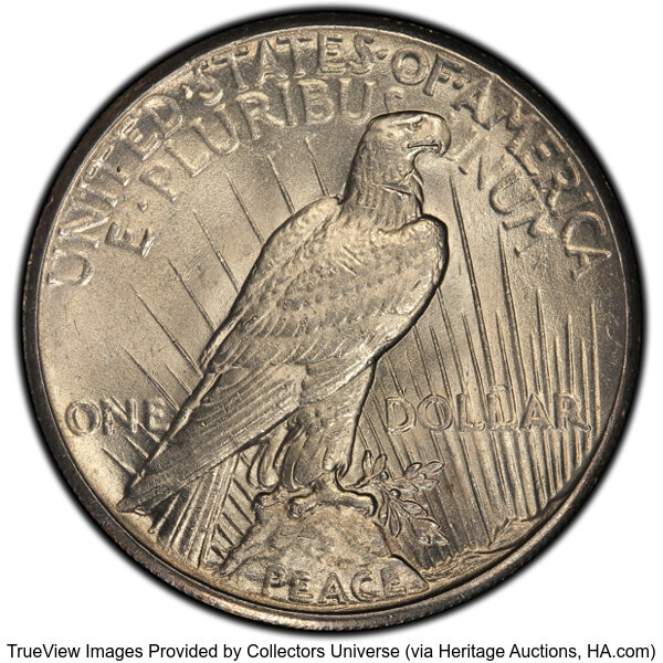 image for: 1927 $1  PCGS MS61