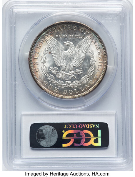 image for: 1891 $1  PCGS MS64