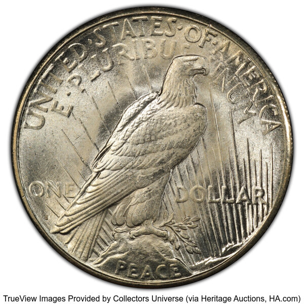 image for: 1922-S $1  PCGS MS65 CAC