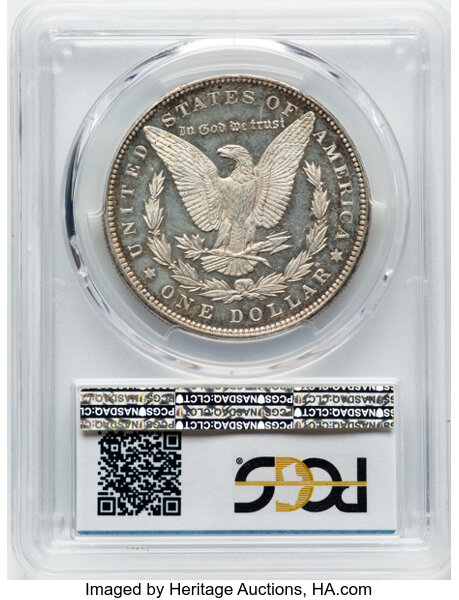 image for: 1890 $1  PCGS MS64 PL