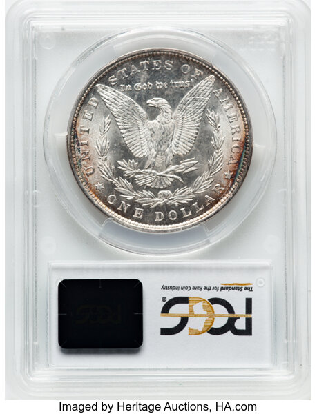 image for: 1878 7TF Reverse of 1879 $1  PCGS MS65+