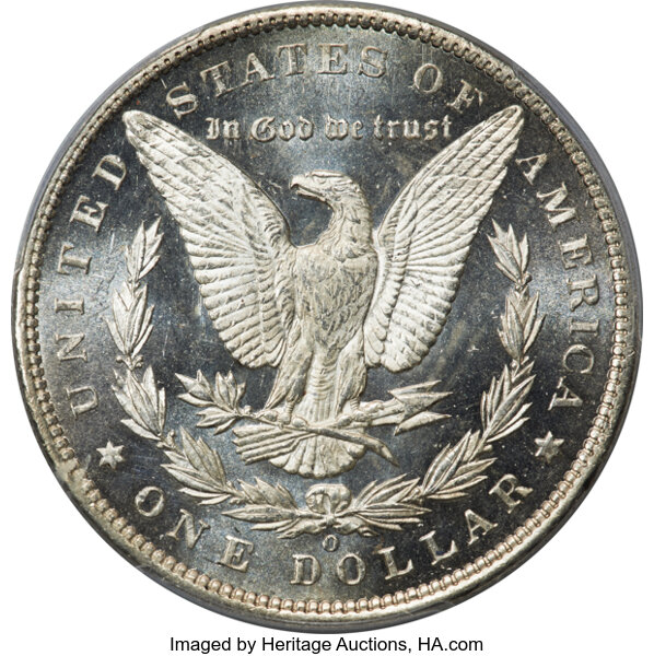 image for: 1887-O $1  PCGS MS64 DMPL CAC